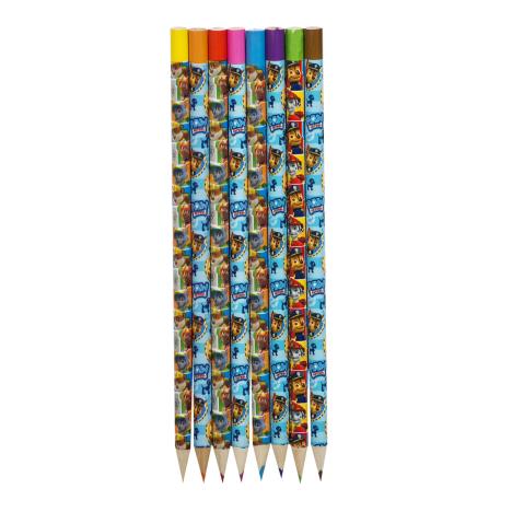 Paw Patrol Pack of 8 Colouring Pencil Set Extra Image 1